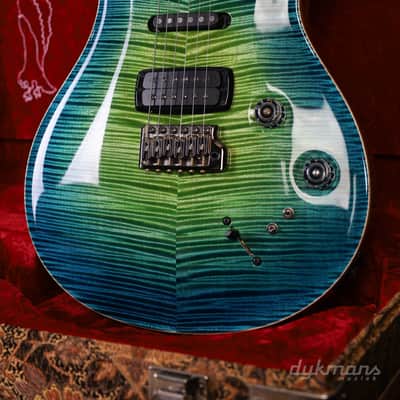 PRS Private Stock Modern Eagle V Green Luminlay LTD Laguna Glow PRE-OWNED! image 2