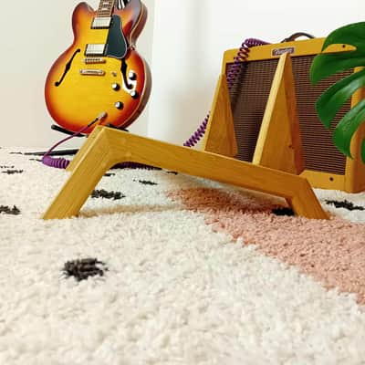 Lakefront Natural Amp Stand: Handmade Solid Wood Guitar Amplifier Stand 2025 - Clear hardwax oil image 8