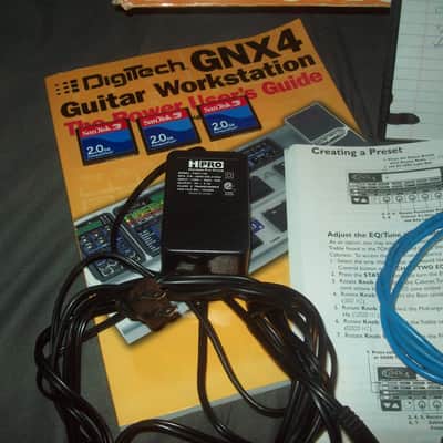 Digitech  GNX4 GNX 4 W/ gig bag, Recording foot switch MFX models 3 cards power guide EC PLEASE Read image 7