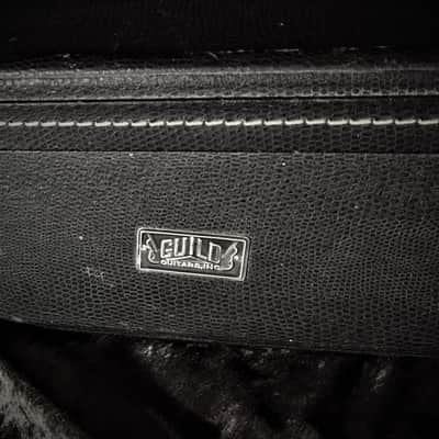 Guild Vintage Rare Ess and Ess Acoustic Guitar Case 1960s Faux Alligator image 1