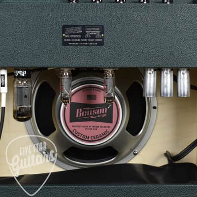 Mint Benson Earhart Reverb Plus - Green Tolex - Check Grill - Gold Piping image 5