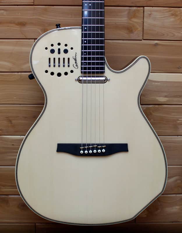 Godin Guitars Multiac Spectrum Steel SA Natural High-Gloss 031238 image 1
