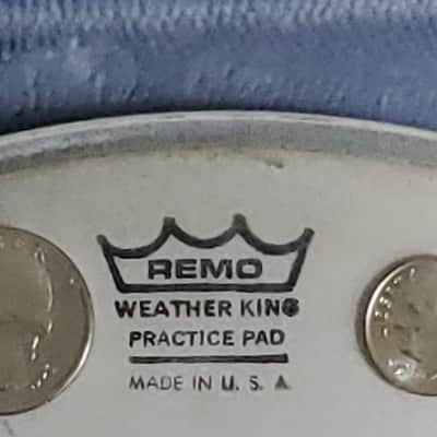 1960s 1970s < 10" REMO NOS Vintage PRACTICE PAD DRUMHEAD White Coated * Very Rare Size! *NEW OLD STOCK *Never used! image 3