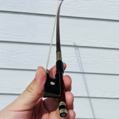 Pfretzschner Round Violin Bow 53.93 grams Antiqu image 15