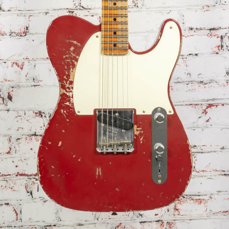 Fender - 2025 Custom Shop Limited Edition 50s Pine Esquire Electric Guitar Cimarron Red w/OHSC and COA - USED image 1