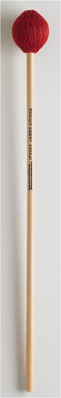 Innovative Percussion IP2005 James Ancona Series Medium Soft Vibraphone / Marimba Mallets - Red Cord - Rattan image 1