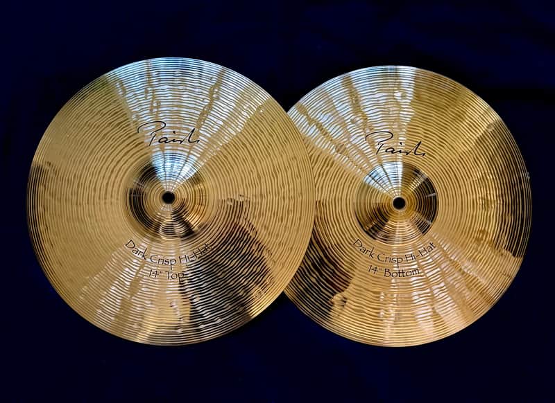 Paiste 14" Signature Dark Crisp Hi-Hats image 1