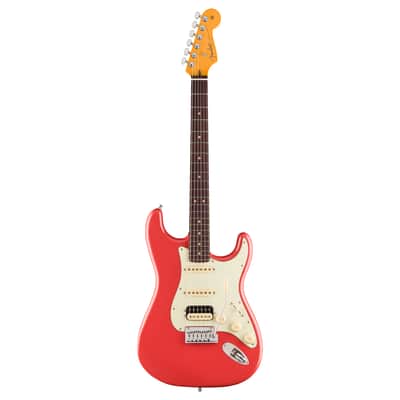 Used Fender American Ultra Luxe '60s Stratocaster HSS - Fiesta Red w/Rosewood FB image 2