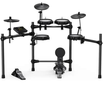 NuX DM-210+ All Mesh Head Digital Drum Kit with Motorcycle Style Drum Throne image 4