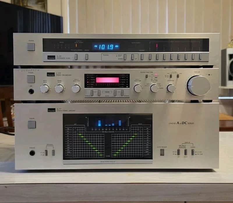 VINTAGE SANSUI STEREO SYSTEM/POWER AMP/PRE AMP/TUNER/MADE IN JAPAN