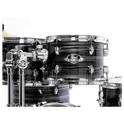 Pearl Export Graphite Silver Twist 5 Piece Drum Kit including PX Cymbals (20", 10", 12", 14", 14" Snare) image 8