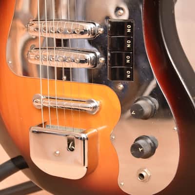 Teisco / Kawai Hertiecaster – vintage 1960s 4-pickup Stratocaster guitar Japan Gitarre image 3