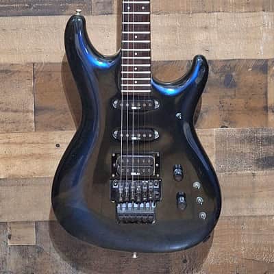 1987 Ibanez 540R Radius Series Floyd Rose HSS MIJ W/OHSC - Jewel Blue Burst - image 2