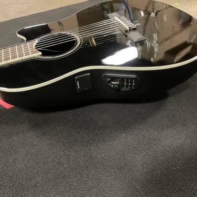 Ovation Celebrity Standard Mid-Depth Acoustic-Electric Guitar Black image 5
