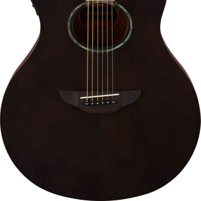 Yamaha APX600M SMB Cutaway APX Thinline Ac./Elec. Guitar, Matte Smoky Black image 1