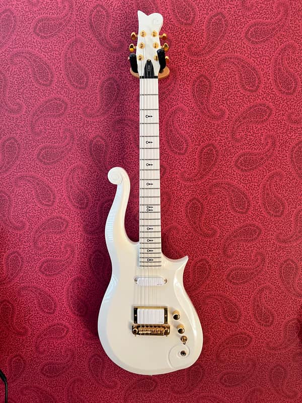 Schecter Official Paisley Park Prince Cloud guitar model 2019 - White image 1
