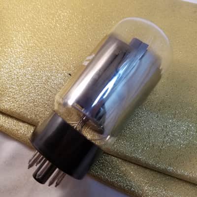 GE Matched Pair (2) 7027A 7027 tNOS AT1000 TESTED Vacuum Tubes (like beefy 6L6GC) Beam Power 1958-1975 image 9
