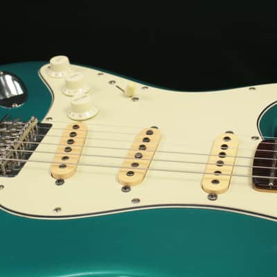Guitars R Us Strat 1995 Ocean Turquoise - lefty - built for and signed by CoCo Montoya image 15