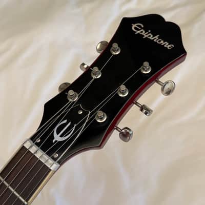 2012 Epiphone Casino - Last of the Made in Korea (MIK) Casinos - Cherry - Free Pro Setup - 5.9 lbs image 17