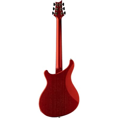 PRS S2 Vela Semi Hollow Satin Electric Guitar - Red Apple Metallic image 3