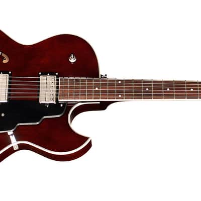 Guild Starfire I SC Single Cut Semi-Hollow Vintage Walnut image 9
