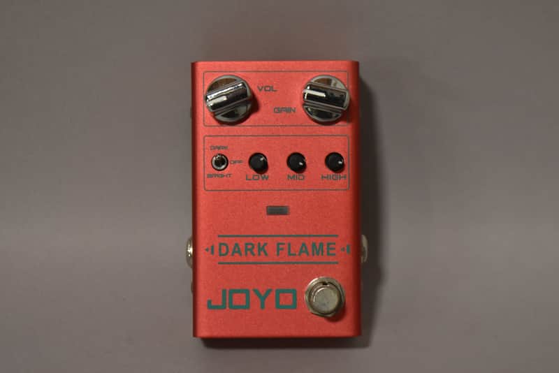 JOYO Dark Flame Distortion Effects Pedal Red image 1