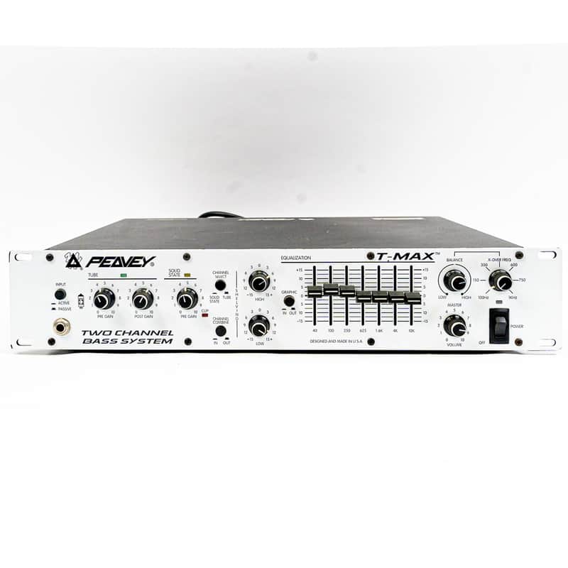 Peavey T-Max Hybrid Bass Amp Head 350W Tube / Solid State Amplifier image 1
