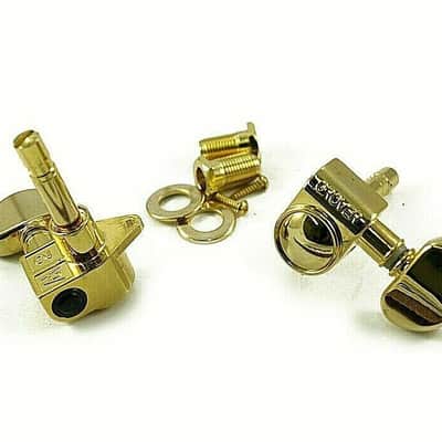 Grover 106G Rotomatic Locking Tuners 3 +3 Gold Finish image 2