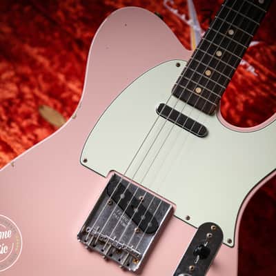2021 Fender Custom Shop 59' Telecaster Relic Shell Pink image 9