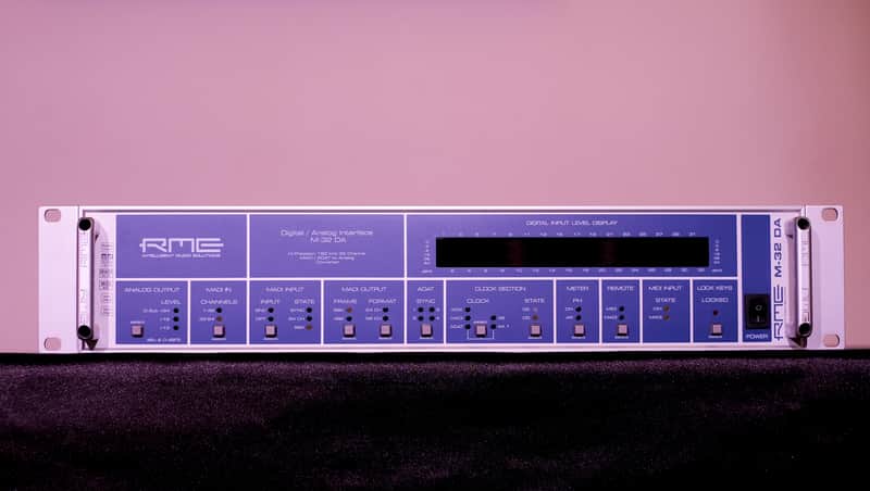 RME M-32 DA Hi-Precision 192kHz 32-Channel MADI / ADAT to Analog Converter