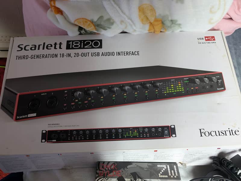 Focusrite Scarlett 18i20 3rd Gen USB Audio Interface 2019 - Present - Black