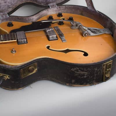 Guild Duane Eddy DE-400 B Thinline Hollow Body Electric Guitar (1967), ser. #EH-250, original black hard shell case. image 13
