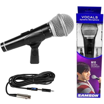 Microphone Boom Stand Clip Holder Foldable Tripod Clutch w Carry Bag + Vocal Mic image 2