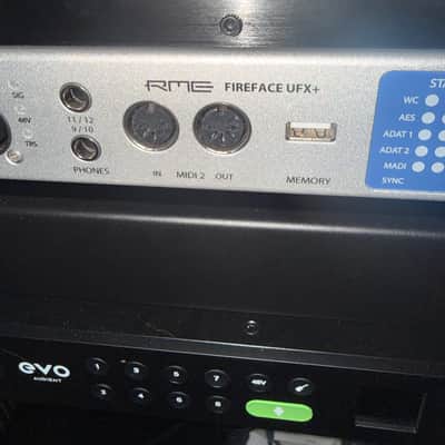 RME Fireface UFX+ USB 3.0/Thunderbolt Audio/MIDI Interface 2010s - Silver/Blue image 3