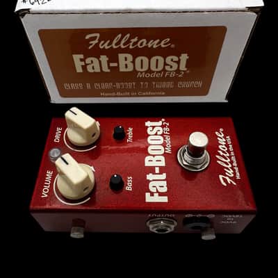 Fulltone Fat Boost FB-2 2000s - Red X5442 image 2