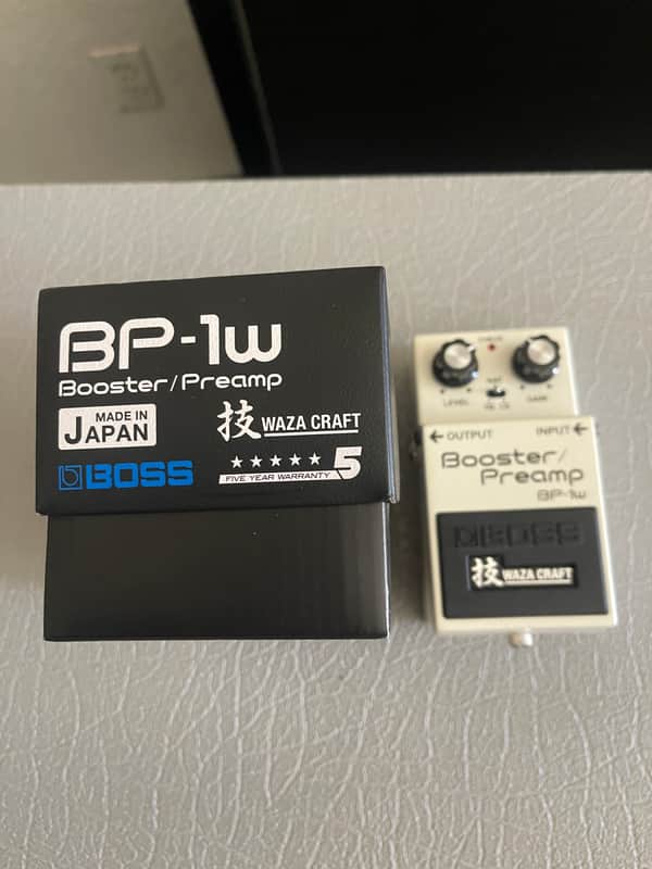 Boss BP-1W Booster / Preamp Waza Craft 2023 - Present - White image 1