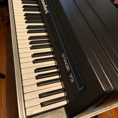 Rhodes Mark V Stage 73 73-Key Electric Piano 1984 - Black image 13