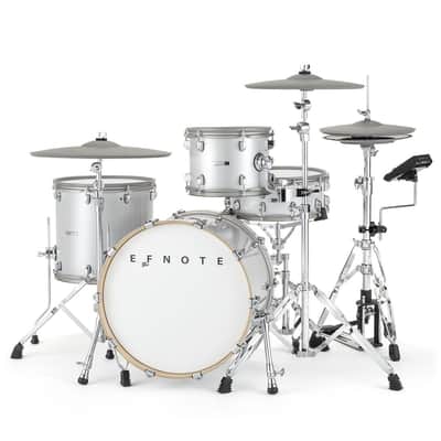 EFNOTE EFNOTE7 4-Piece Acoustic Designed Electronic Drum Set - White Sparkle image 3