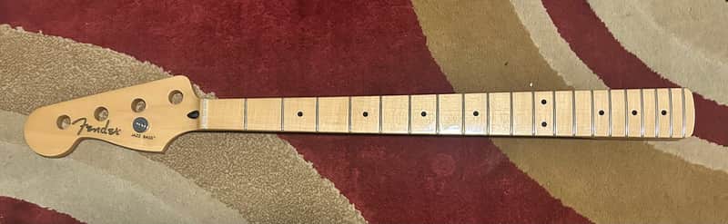 MIM Fender Jazz Bass Neck Left-Handed Maple image 1