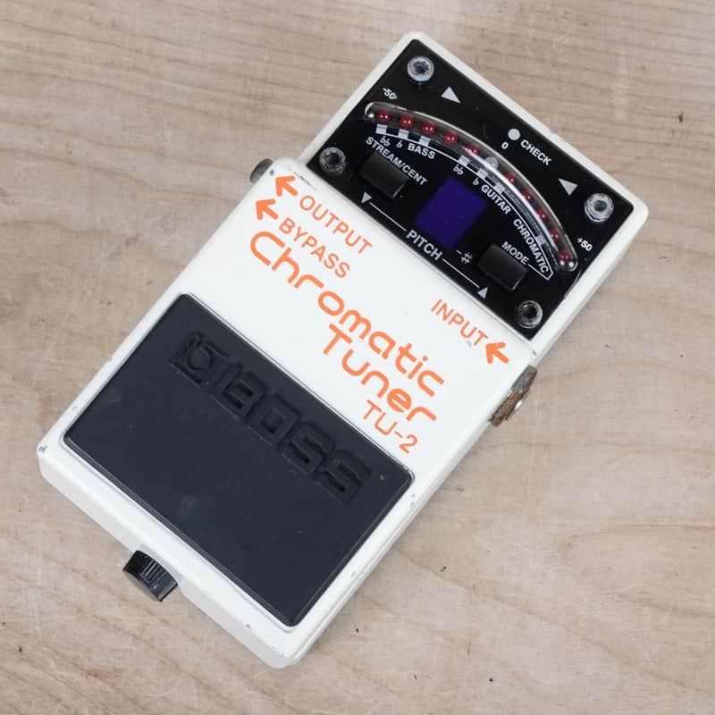 Boss TU-2 Chromatic Tuner (Dark Gray Label) 2008 White image 1