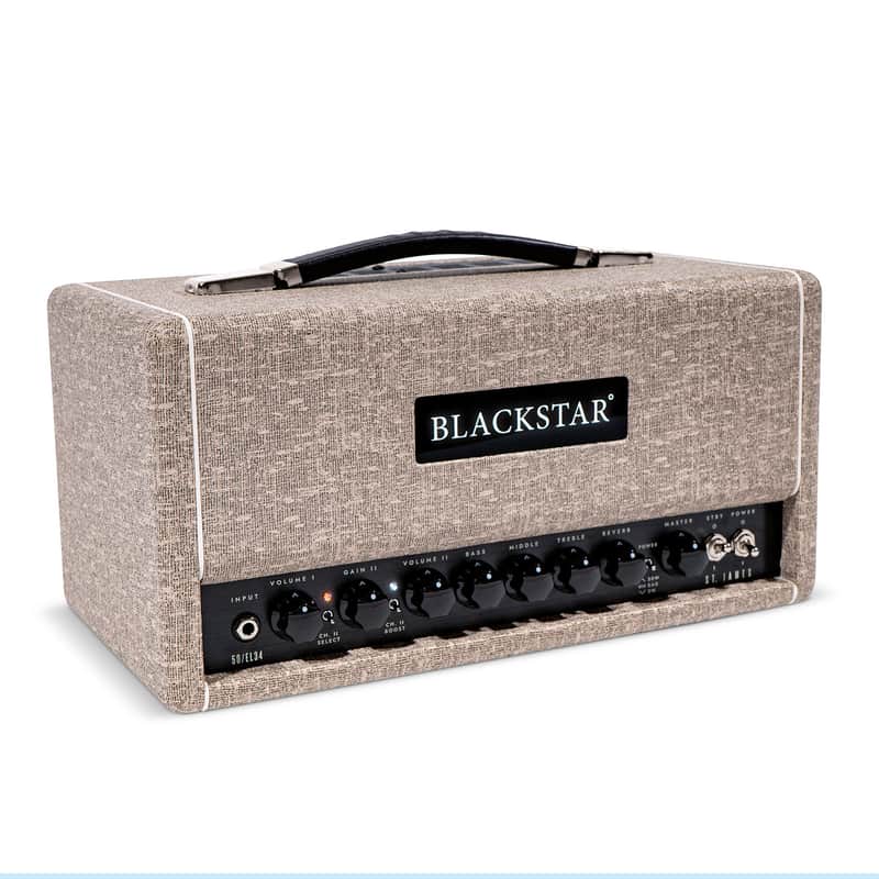 Blackstar St. James 50-Watt EL34 Tube Amp Head (Fawn) image 1