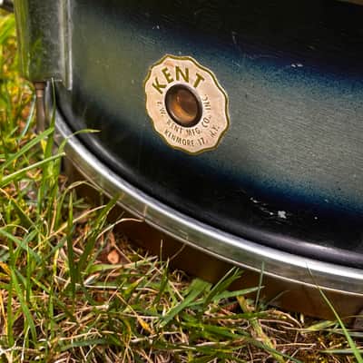 Kent 3pc Drum Kit in Black/Gold Duco 1950’s image 12