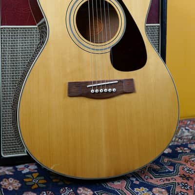 1970-75 Yamaha Orange Label FG-152 Natural Made in Japan Acoustic + Hard Case image 6