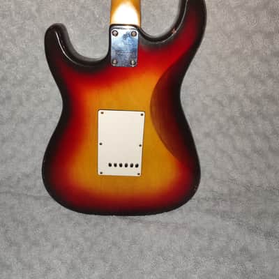 Guitare Electrique Vintage Cimar 1940 DM 388 1970s - Sunburst image 9