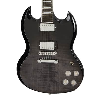 Gibson SG Modern Electric Guitar, Transparent Black Fade image 1
