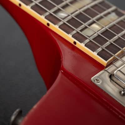 Gibson Custom Shop/Murphy Lab 1963 Firebird V With Maestro Vibrola - Cardinal Red Light Aged image 6