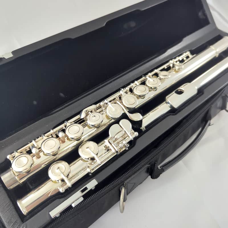 Immagine Recent Sankyo Etude PA flute ST-2 cut solid silver head closed hole - 1