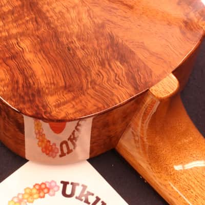 Kiwaya KPC-1K / HG Solid High Grade Hawaiian Koa Concert Ukulele #5399 image 16