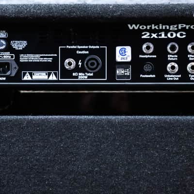 SWR WorkingPro 2x10C 400-Watt Solid State 2x10" Bass Combo Amplifier #M1543869 image 5