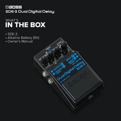 Boss SDE-3 Dual Digital Delay Pedal image 6